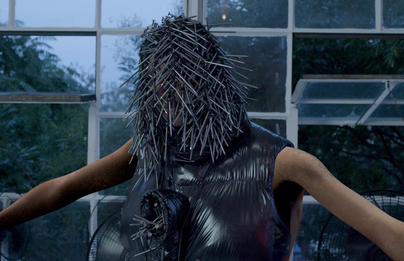 Moncler Parachute Performance At Mondogenius Show